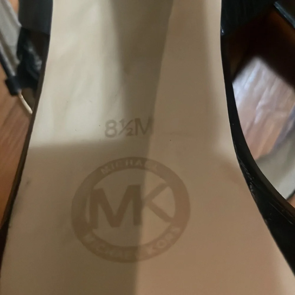 Michael Kors Black Evie Platform Heels - Picture 4 of 8